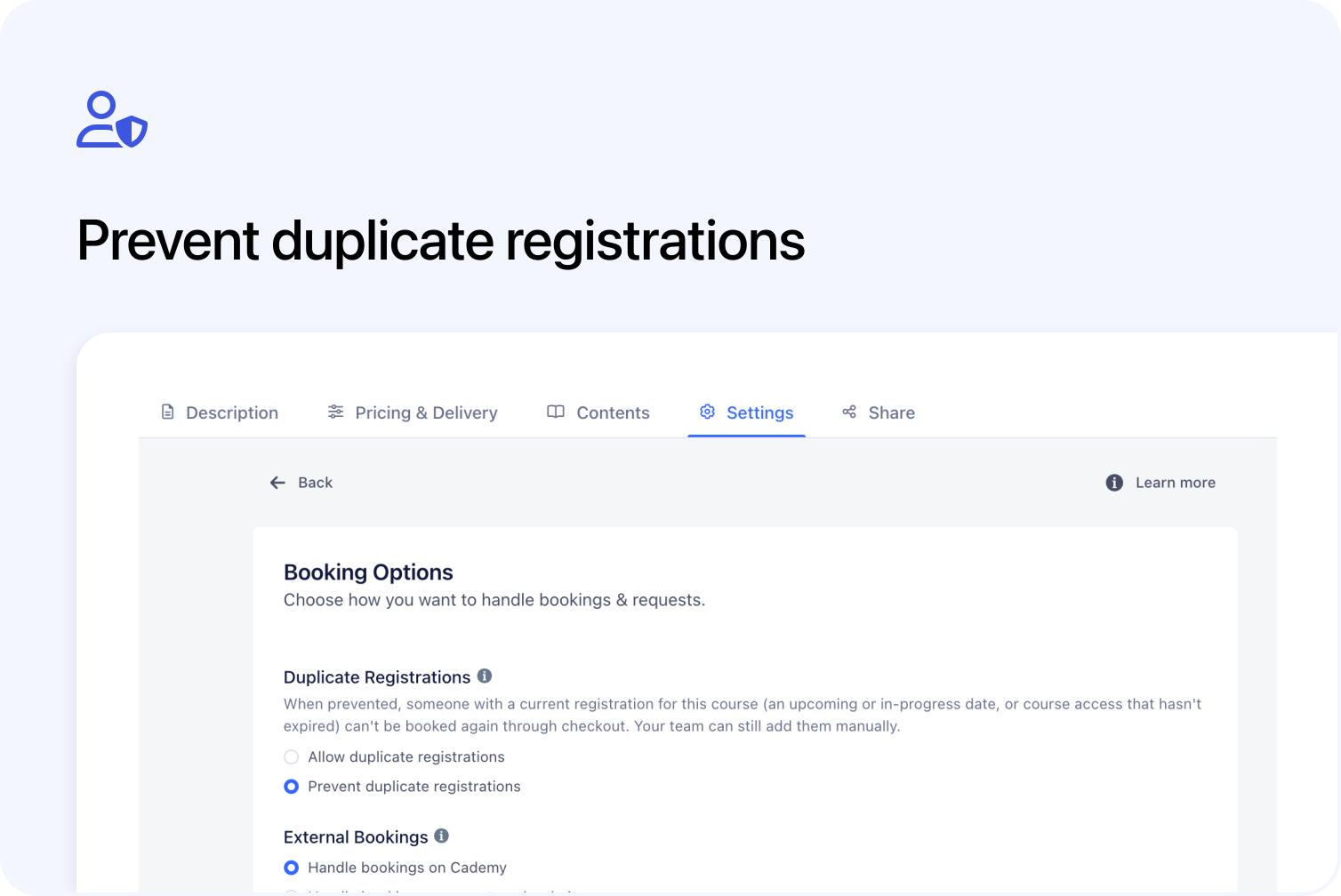 Prevent duplicate registrations